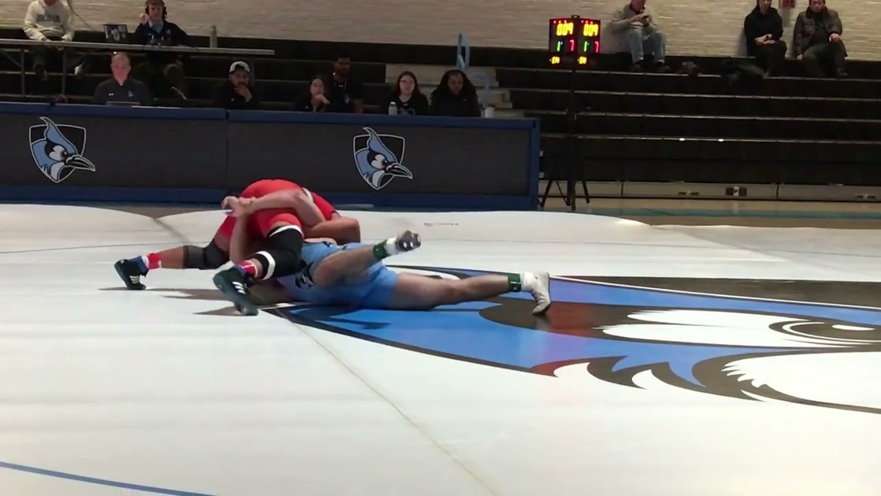 Kobe Moore Highlights at Johns Hopkins | Gettysburg Bullets Wrestling