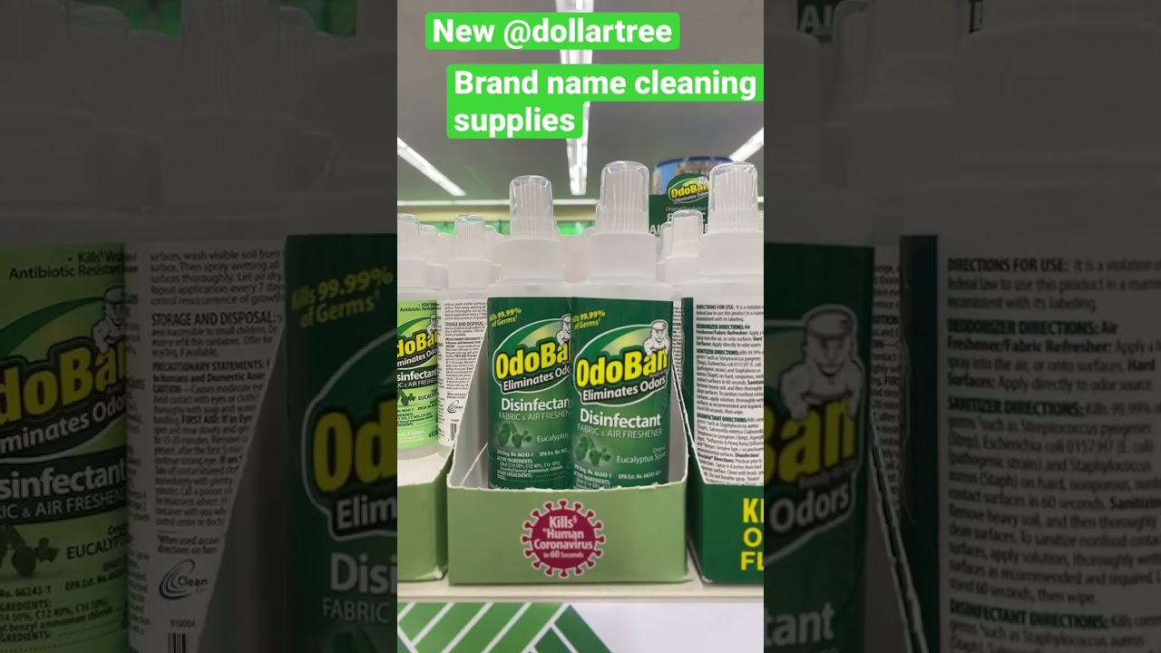 NEW BRAND NAME CLEANING PRODUCTS 