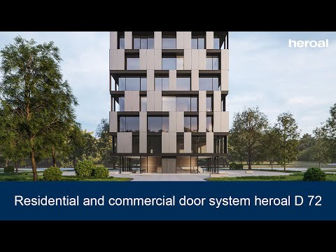 Residential and commercial front door system heroal D 72 | heroal products