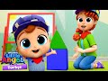 Minik İnşaatçılar Şekilleri Öğreniyor! | Eğlenceli ve Öğretici Çocuk Şarkıları | Little Angel Türkçe