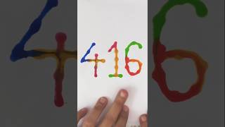 416 number drawing | drops bole magic tale 💧🎨  #shorts #art