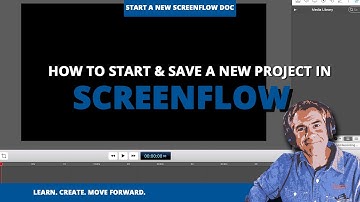 Screenflow Tip: How To Set up & Save a New Screenflow Project