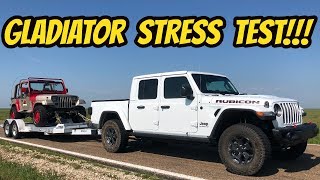 Here's 5 Things I Love About My Jeep Gladiator Rubicon: Towing and OffRoad STRESS TEST!!!