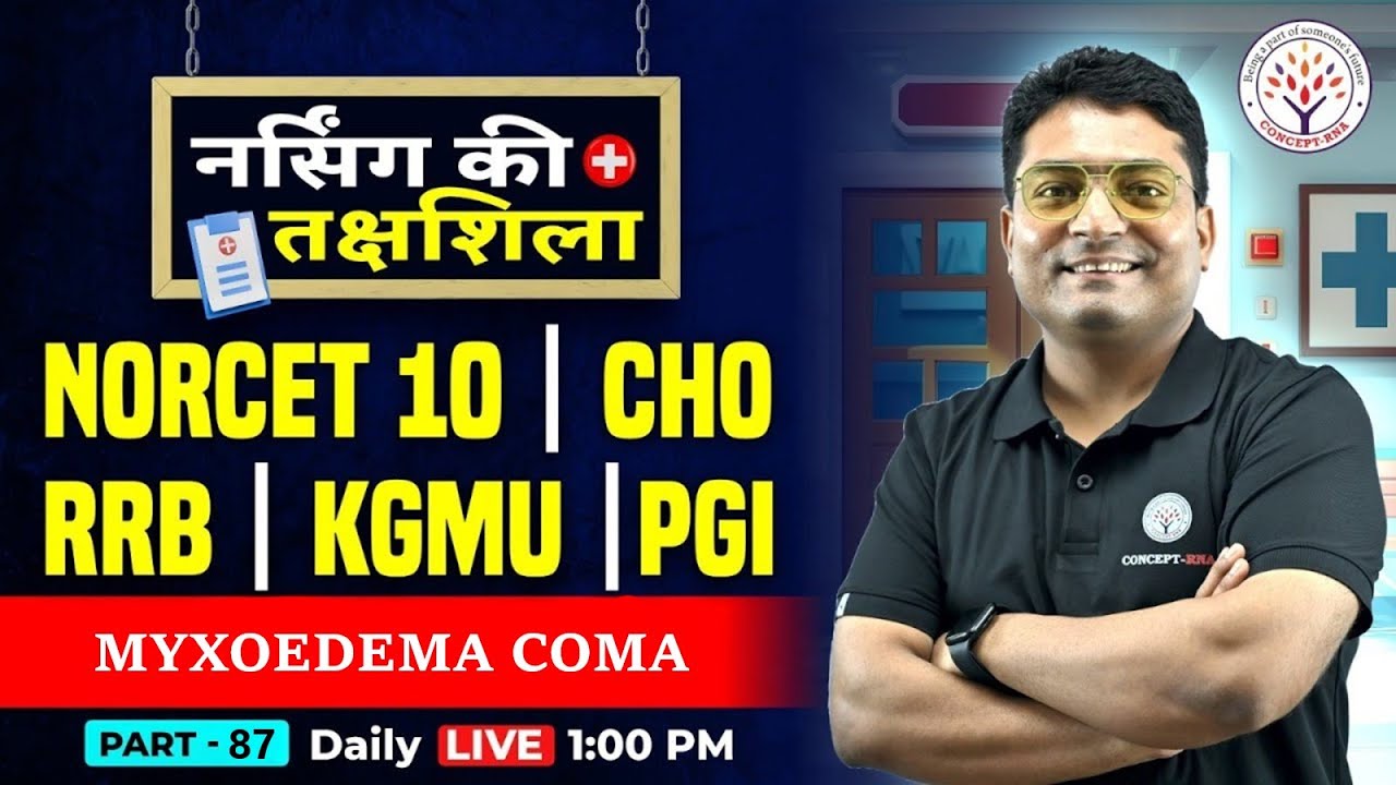 NORCET 10 | RRB | KGMU | PGI | CHO Special MCQs Class | Nursing Ki Takshila by Dr. Himanshu Sir #87