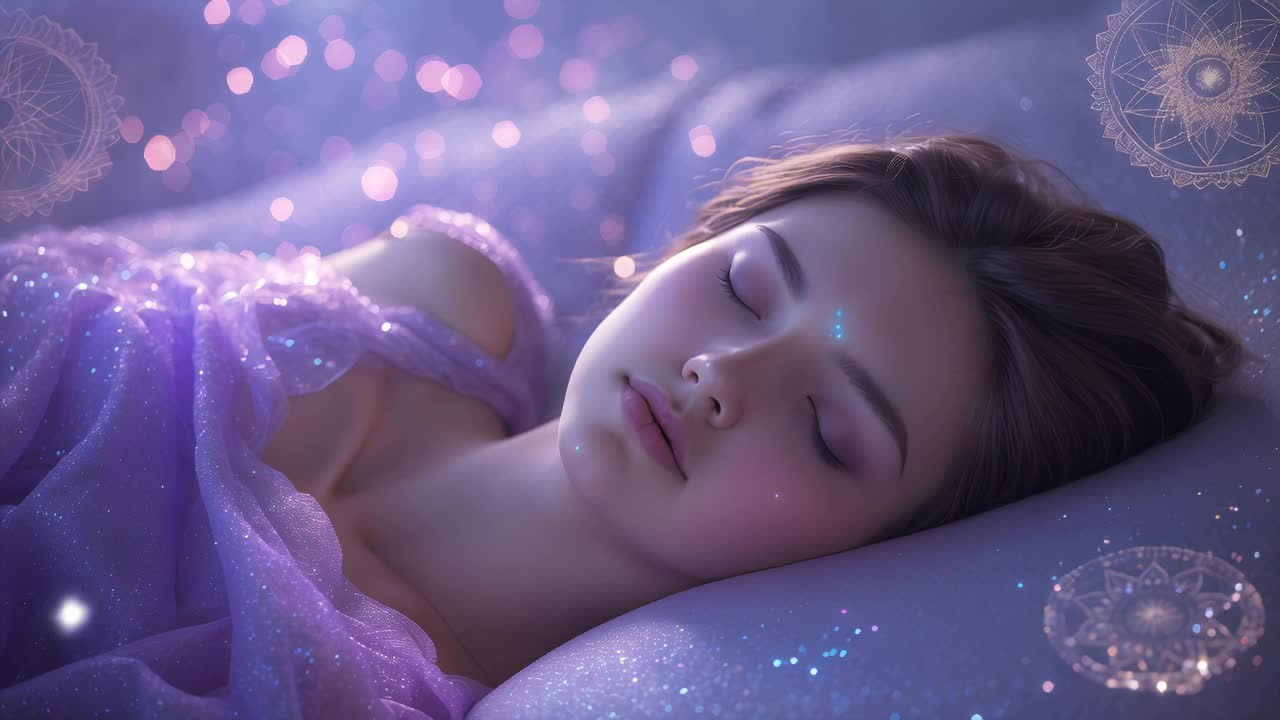432Hz Alpha Waves Deep Healing Sleep for Night Time Rest | Anxiety ...