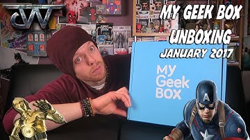 MY GEEK BOX UNBOXING | January 2017