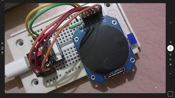 Seeed Studio XIAO ESP32S3 Sense/CircuitPython display on 1.28" 240x240 GC9A01 Round IPS LCD