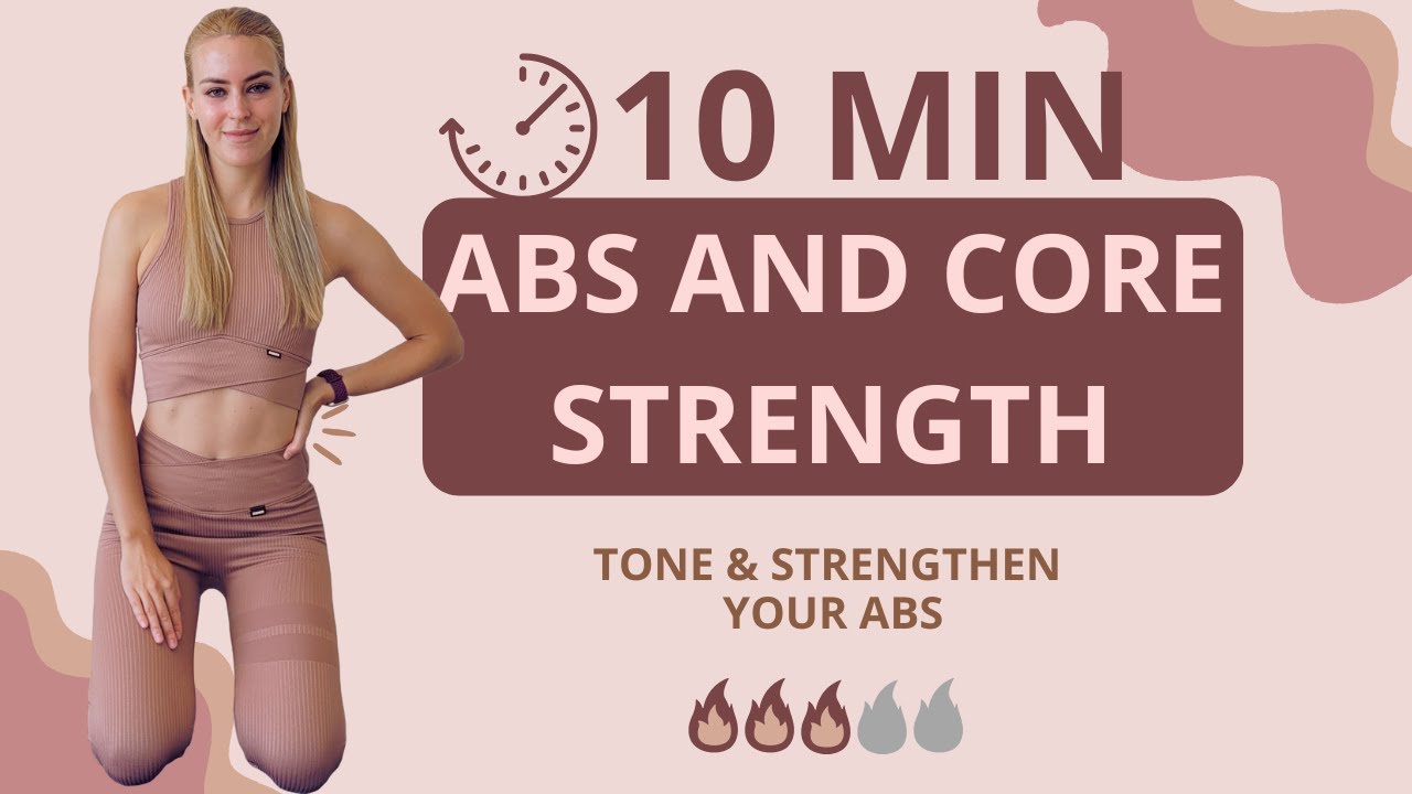 ABS & CORE 10 min home workout - No Equipment - YouTube