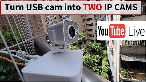 Turn USB webcam into IP camera for dual streaming!