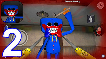 Poppy Horror Scary Playtime - Gameplay Walkthrough Part 2 Huggy Wuggy (Android,iOS)