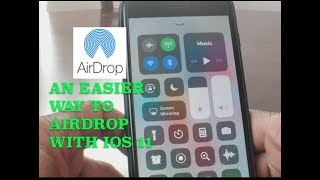 HOW TO AIRDROP EASIER WITH IOS 11! HOW TO AIRDROP EASIER WITH IOS 11!