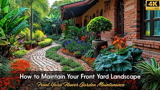 Compact Front Yards: How to Maintain Your Front Yard Landscape