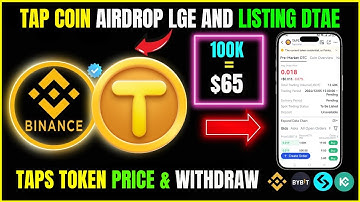 Finally Tapcoin Airdrop Live || How to Withdraw and Listing Date Revealed!