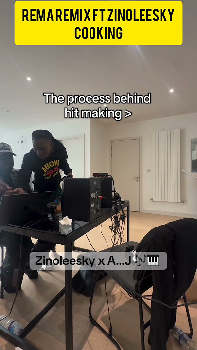 Zinoleesky on Rema Remix cooking