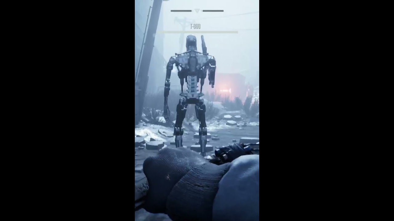 Taking Out A T800 With Knife In Terminator Resistance On PS5