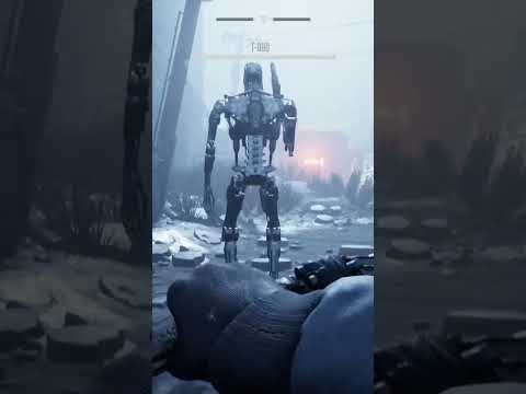 Taking out a T800 with a Knife in Terminator Resistance on PS5