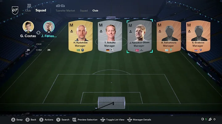 FC 26: How to Change Manager in Ultimate Team?