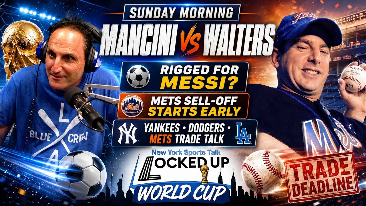 WORLD CUP FINAL: RIGGED FOR MESSI? | METS SELL-OFF STARTS EARLY | MANCINI VS WALTERS