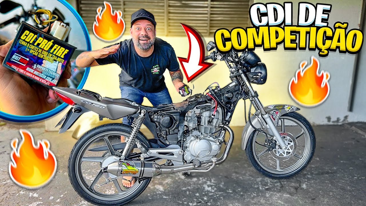 INSTALEI O CDI MULTSCAN NA TITAN 150 [ 9 CORTES DE GIRO DIFERENTES ]