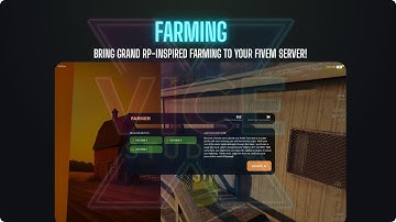 FIVEM FARMING SCRIPT - ESX  - VICEX STUDIOS ( GRAND RP STYLE )