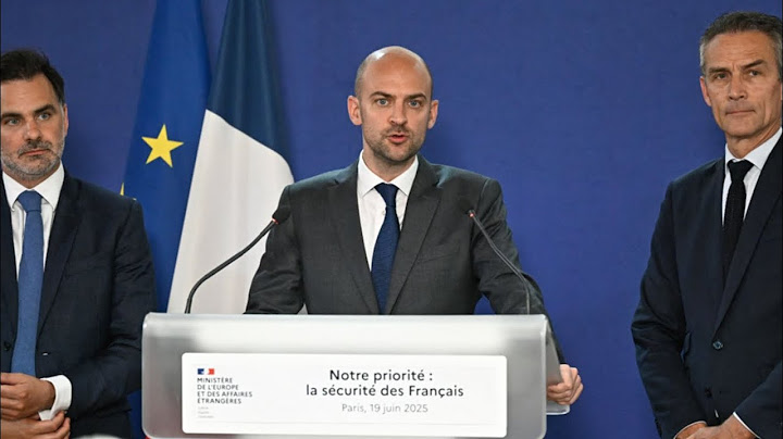 Jean-Noël Barrot clarifie la situation de la France sur Gaza et le conflit entre Israël et l'Iran