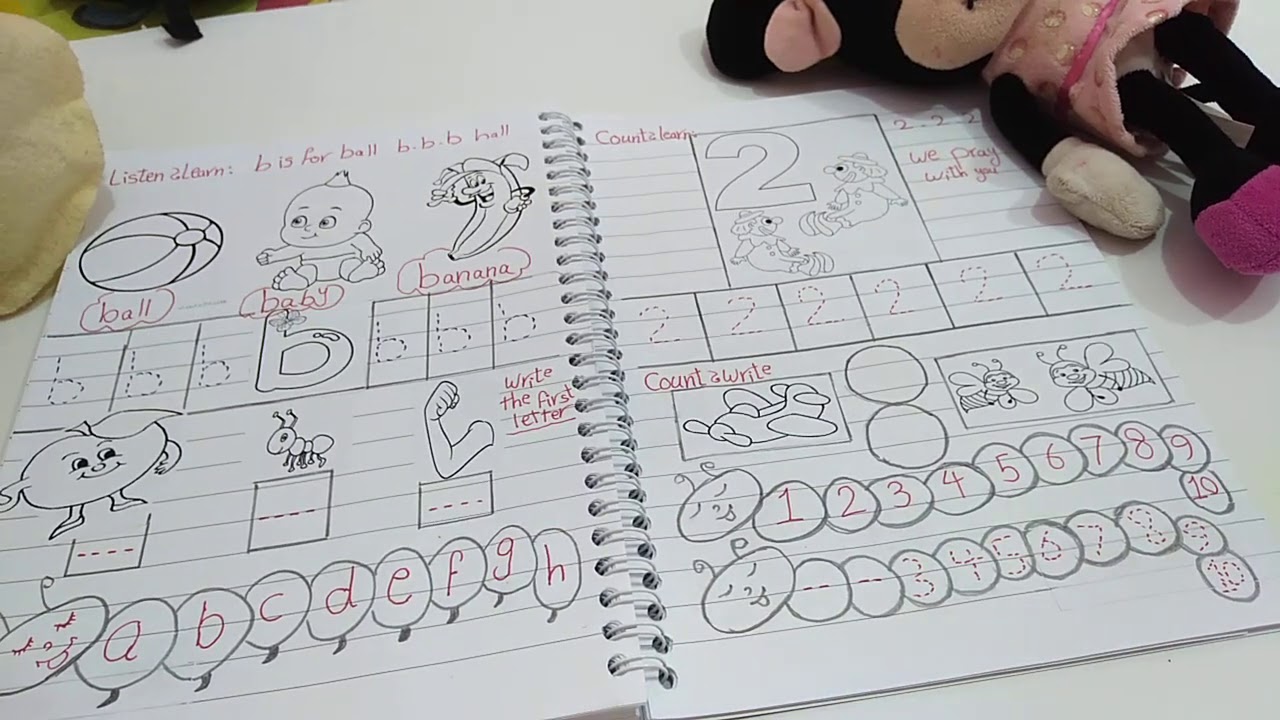 حرف b ورقم 2 تانى حلقة فى تأسيس الانجليزي