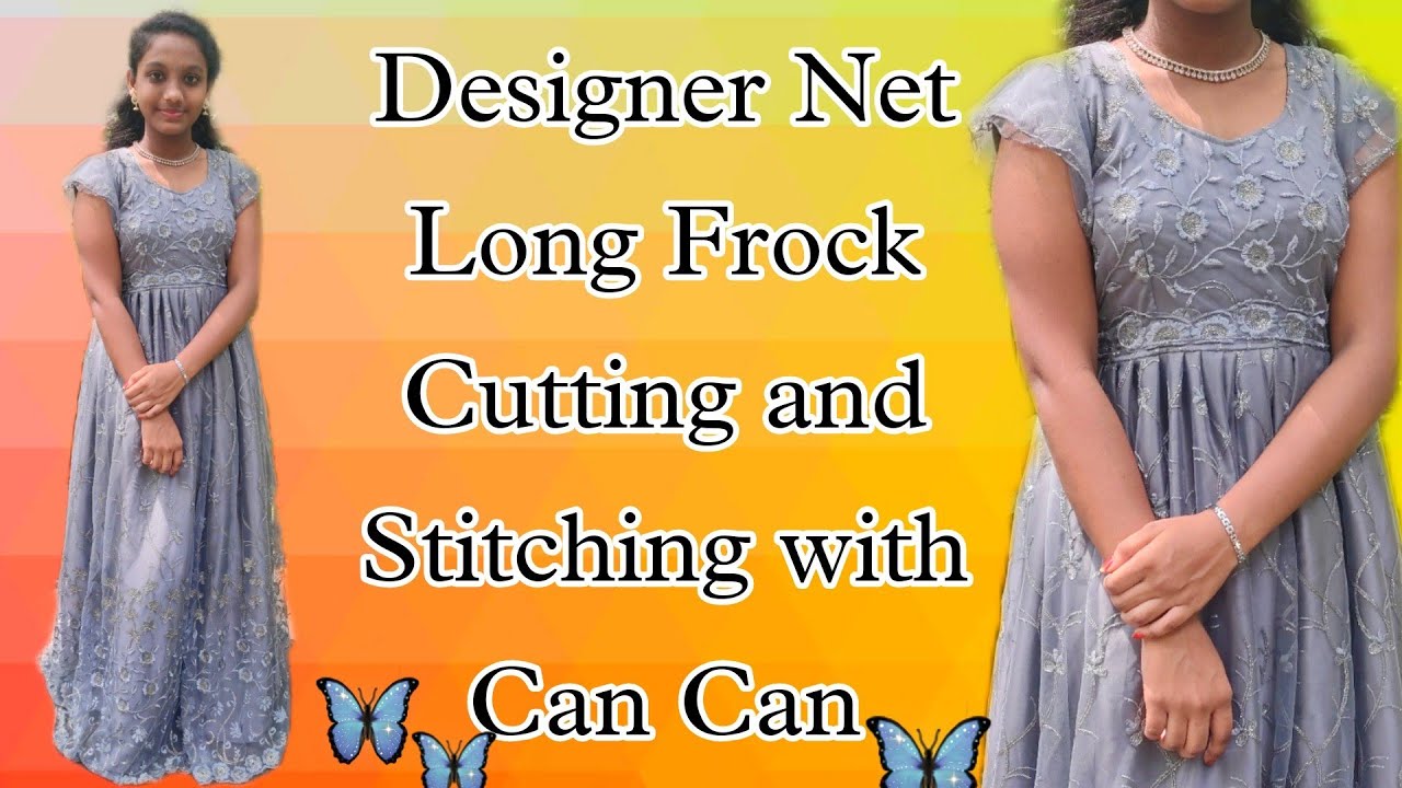 umbrella net kurti design cutting and stitching/ umbrella dress/ umbrella frock  cutting - YouTube