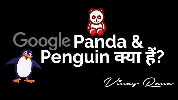 Google Panda vs Penguin Algorithm Updates — Vinay Rana