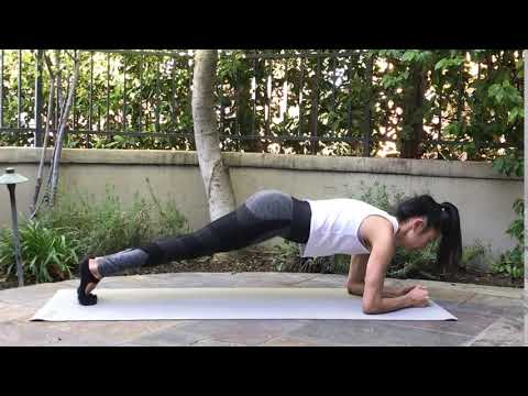Tummy Tightening   Workout Rainbow Plank