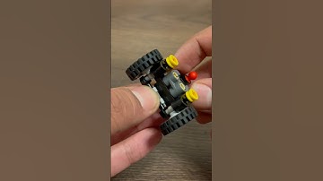 Smallest LEGO Steering System Ever! (Tutorial)