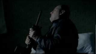 The Sopranos - Tony sleeps with his AR-10 Rifle