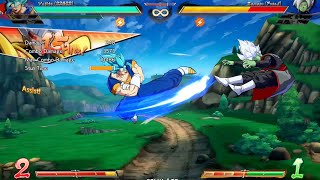 DBFZ Vegito Corner To Corner Carry Combo With Baby Vegeta B Assist