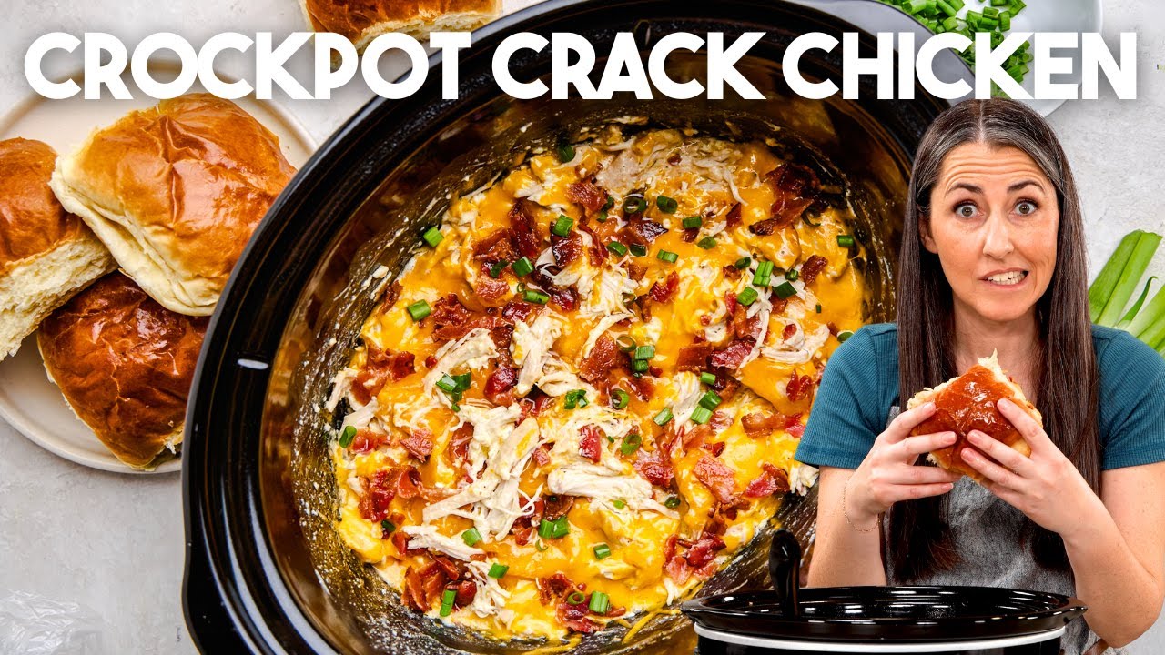 Slow Cooker Crack Chicken - YouTube