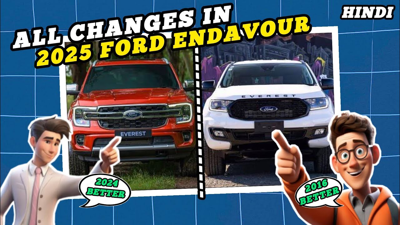 2024 Endeavour Vs 2016 Endeavour : All Design changes Explained...