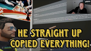 Croc Goes Off On AJ Hunter after finding out he Used AI to Copy Other Officers Reports | Prodigy RP