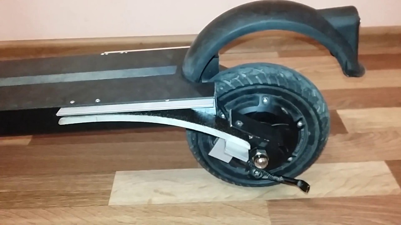 ⁣Самодельные рессоры на электро самокат