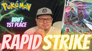 1st Place UNDEFEATED Pokemon Rapid Strike Inteleon VMAX Deck Profile FT. Mike Pianka