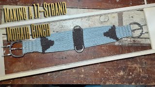 Weaving a 17-Strand Mohair Cinch