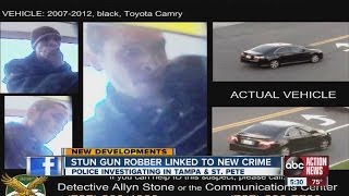 stun gun wielding robber strikes again