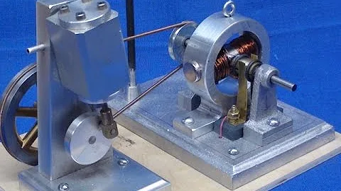 Pt 7 tubalcain BUILDS A MODEL DYNAMO for a Steam Engine