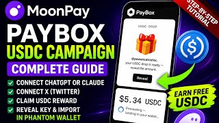 MoonPay PayBox USDC Campaign Guide: Connect ChatGPT/Claude & Earn FREE USDC | Phantom Wallet Tuto... screenshot 5