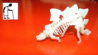 Let's assemble a Dinosaur Glow Bones Kit - Stegosaurus