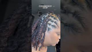 Fresh Loc Retwist  #naturalhair #locstyles #locs #locjourney