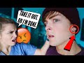 FAKE Earrings Prank on My Girlfriend *SHE’S INSANE*