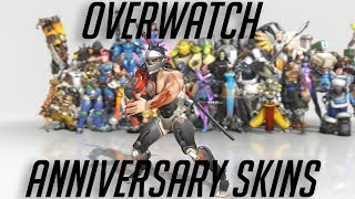 Overwatch Anniversary - All New Dance Emotes, Skins, and Voice Lines in 4K!