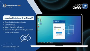 How to Hide Your Email on Folder Lock Login Screen?