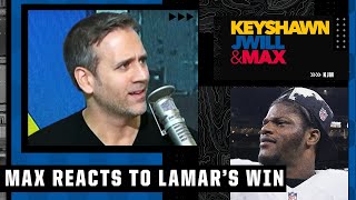 Lamar Jackson wasn't gonna let the Ravens lose to the Saints! - Max Kellerman reacts | KJM