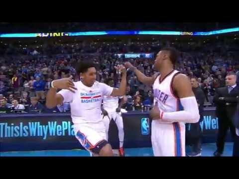 Russell Westbrook and Cameron Payne Pregame Dance Compilation