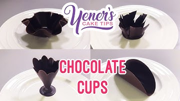 CHOCOLATE CUPS Tutorial | Yeners Cake Tips with Serdar Yener from Yeners Way