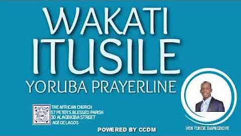 Womi San Oluwa, emi yio si San. I  SEPTEMBER 6TH 2020 I MINISTERING: VEN TUNDE BAMIGBOYE